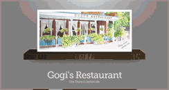 Desktop Screenshot of gogisrestaurant.com