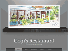 Tablet Screenshot of gogisrestaurant.com